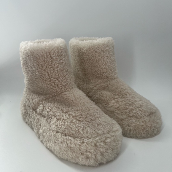 Clergerie Paris Aidanf Faux Fur Fuzzy Shearling Platform Booties In Blanc White - Picture 6 of 11